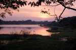 peaceful sunset Mysore India